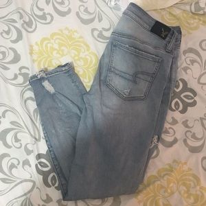 American Eagle distressed jeans